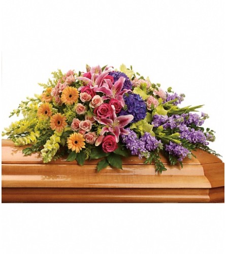 Garden of Sweet Memories Casket Spray