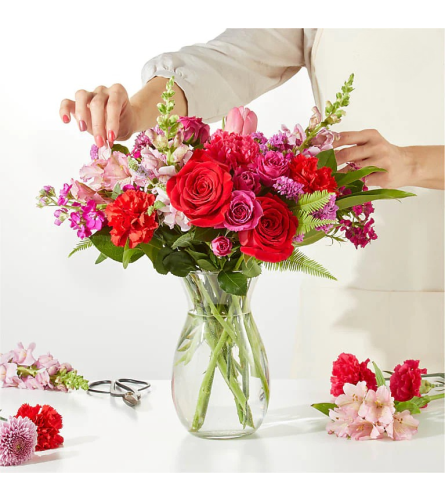 Together Forever - A Florist Original - Deluxe. An arrangement by Honie Rose Design.