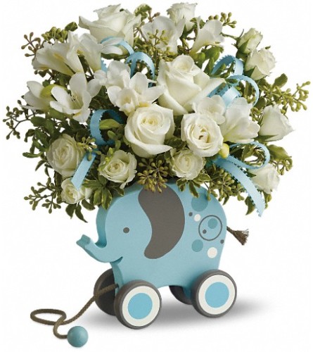 MiGi Baby Elephant by Teleflora - Blue