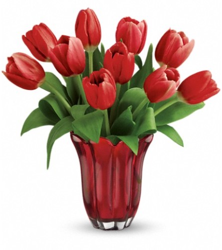 Teleflora's Kissed By Tulips Bouquet