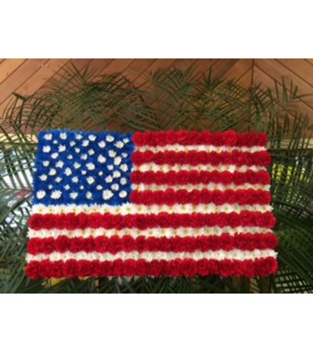 American Flag. An arrangement by Floral Fantasy Florist and Decorators Ltd..