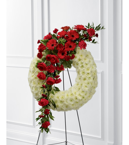 The FTD® Graceful Tribute™ Wreath