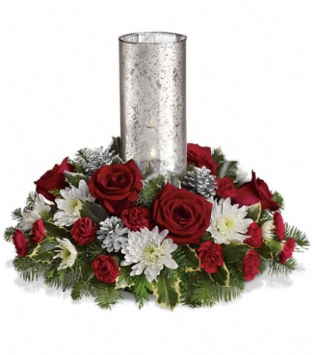 Let's Be Merry Centerpiece by Teleflora