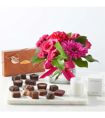 The Everyday love bouquet Chocolate and Candle 