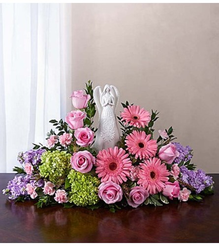 Serenity Angel Arrangement™ Pink and Purple