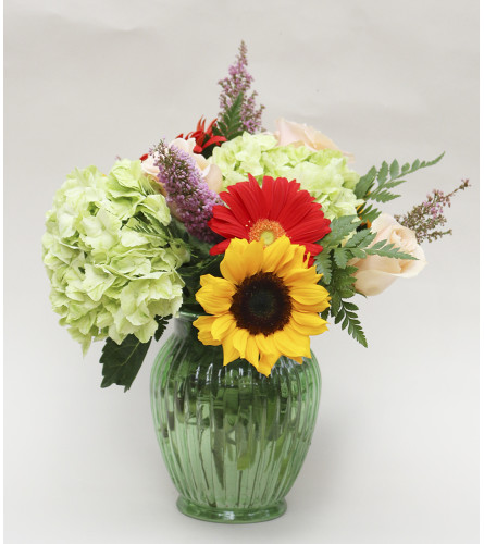 A Perfect Sunny Day. An arrangement by Flowers by Peter.