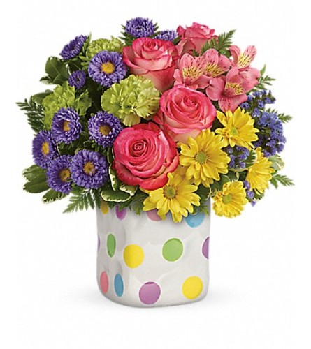 Teleflora's Happy Dots Bouquet