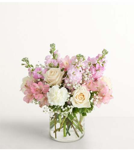 The Elegant Blush™ Bouquet - Deluxe. An arrangement by Graceland Florist.