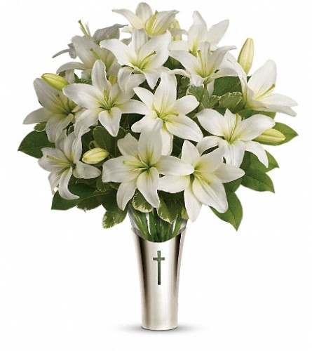 Teleflora's Sacred Cross Bouquet