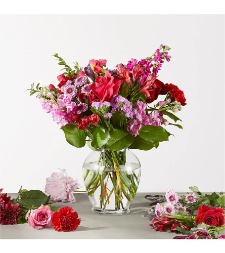 Regal Jewel – A Florist Original - Deluxe. An arrangement by Honie Rose Design.
