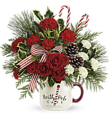 Send a Hug North Pole Cafe Mug by Teleflora 2020