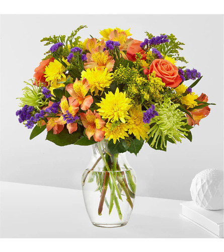 Marmalade skies Bouquet - Deluxe. An arrangement by Honie Rose Design.