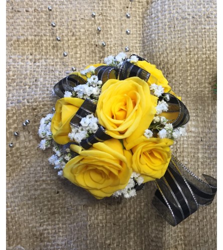 sunny corsage