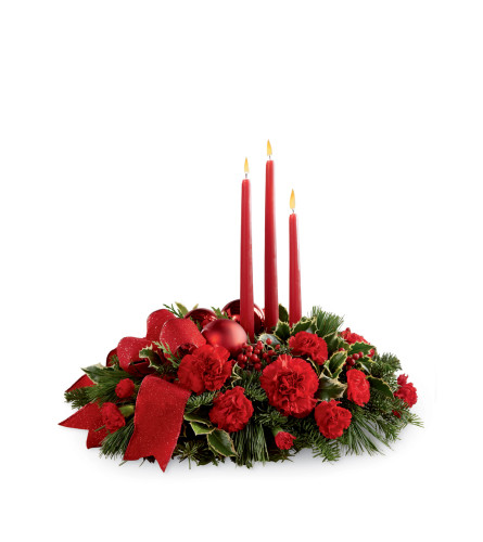 The FTD® Lights of the Season™ Centerpiece