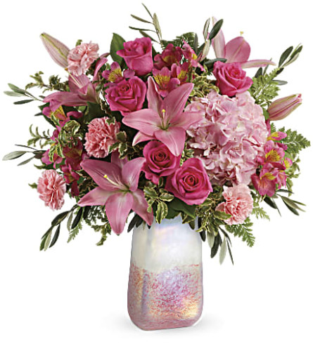 Teleflora's Blushing Gemstone Bouquet