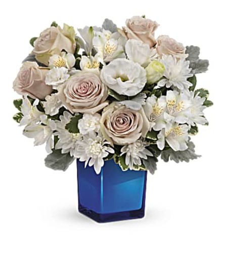 Teleflora’s Serene Sky Bouquet