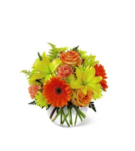 The FTD® Vibrant Views™ Bouquet in a Bubble Bowl