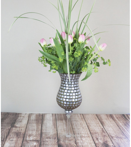 Single Mosaic Tulip Arrangement