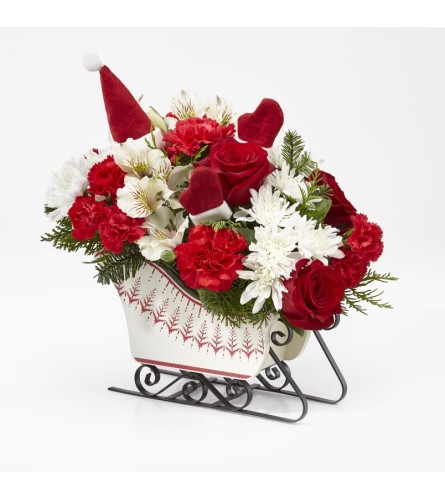 The FTD® Dashing Through the Snow™ Bouquet