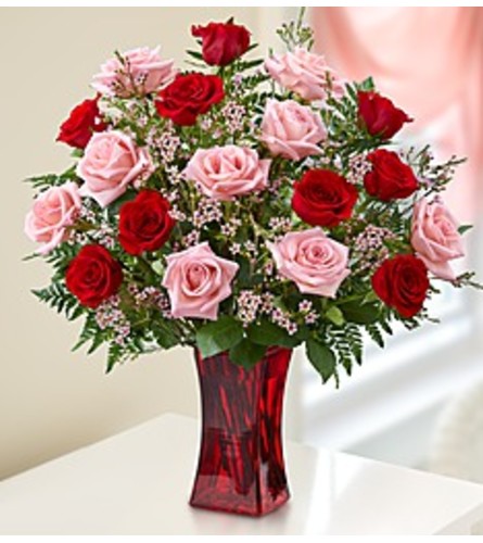 PINK & RED ROSE BOUQUET