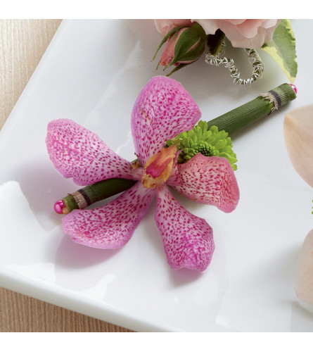 The FTD® Pink Mokara Boutonniere