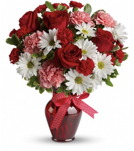 Thoughts of You Bouquet with Red Roses - Teleflora