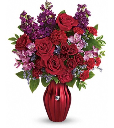 Teleflora's Shining Heart Bouquet