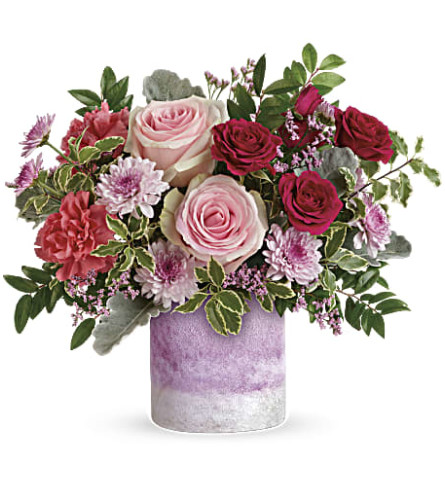 Teleflora's Washed In Pink Bouquet