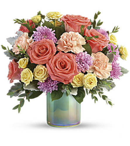 Teleflora's Pastel Shimmer Bouquet