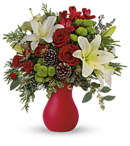 Teleflora's Yuletide Greetings Bouquet