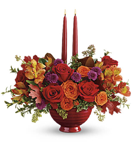 Teleflora's Brightest Bounty Centerpiece