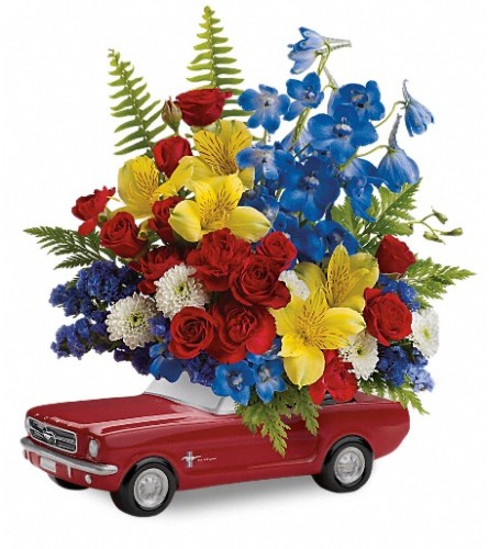 Teleflora's '65 Ford Mustang Bouquet