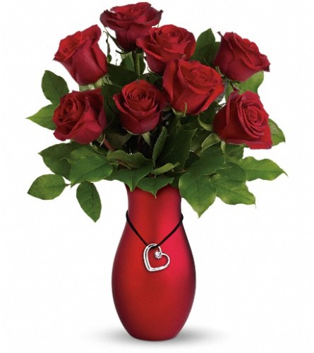 Passion's Heart Bouquet by Teleflora