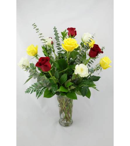 A Dozen Assorted Roses