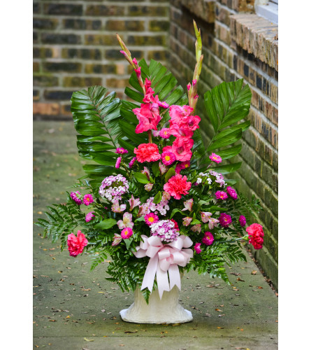 Purple and Pink Floor Basket