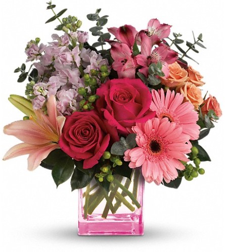 Teleflora's Painterly Pink Bouquet