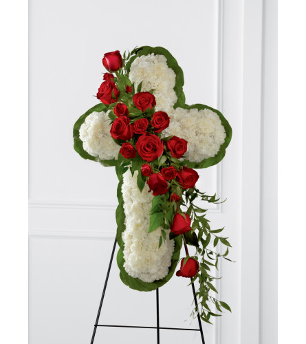 The FTD® Floral Cross Easel