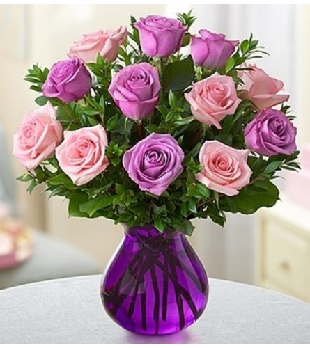 Rose Romance - Pink and Purple