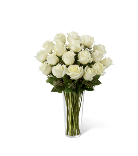 The FTD® White Rose Bouquet