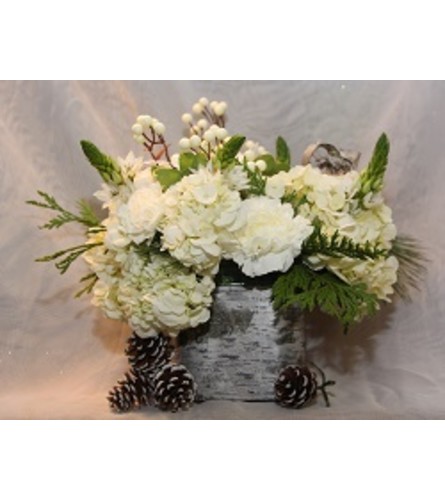 Birch Blessings. An arrangement by Vaillant Florist.