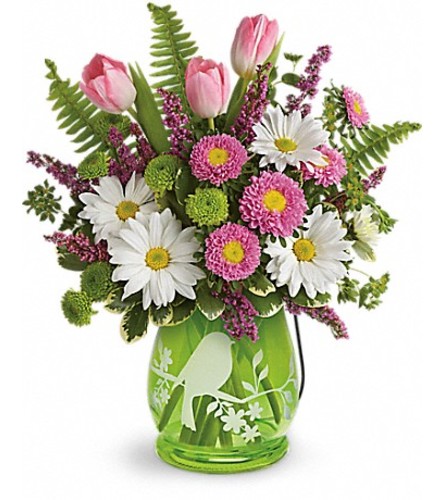 Teleflora's Songs Of Spring Bouquet - Standard. An arrangement by My Bloomin Shop.