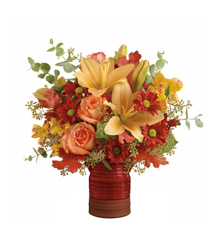 Teleflora's Harvest Crock Bouquet