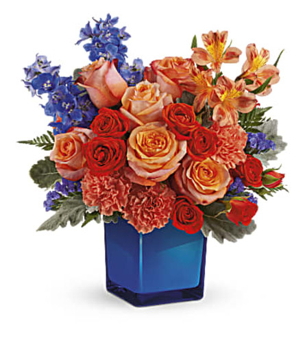 Teleflora's Blue Daydream Bouquet