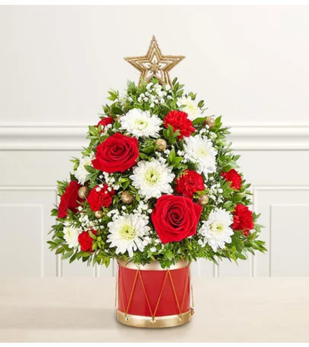 Holiday Flower Tree® Musical Merriment™ Extra Large - Standard. An arrangement by Lovingly.