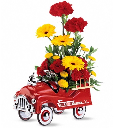 Teleflora's Fire Engine Bouquet