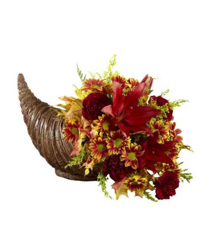 FTD® Fall Harvest™ Cornucopia by Better Homes and Gardens® 2016 - Standard. An arrangement by Grower Direct Acadia.