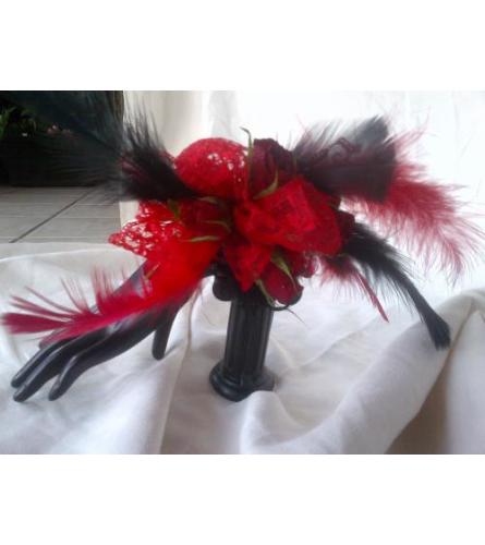 Feathered Corsage