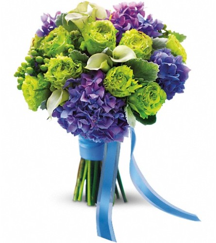 Luxe Lavender and Green Bouquet