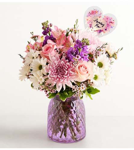 The Amazing Mom Bouquet® with LED Pick - Deluxe. An arrangement by Flowers of Jacksonville.