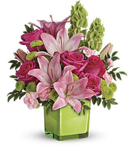 Teleflora's In Love With Lime Bouquet